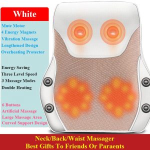 TheShy 3D Electric Massage Pillow Vibrator Lengthening Design Infrared Therapy Muscle Relaxation Neck Back Leg Body Massager