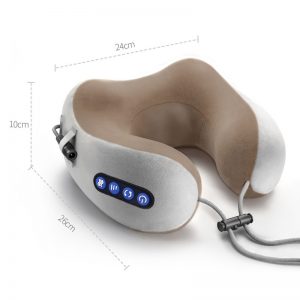 Electric Neck Massager U shaped Pillow Multifunctional Portable Shoulder Cervical Massager Outdoor Home Car Relaxing Massage