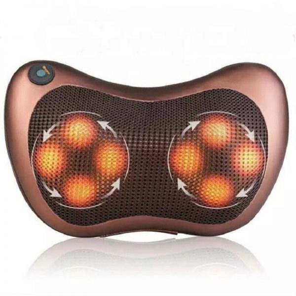 Bisd Relaxation Massage Pillow Vibrator Electric Shoulder Back Heating Kneading Infrared therapy pillow shiatsu Neck Massager