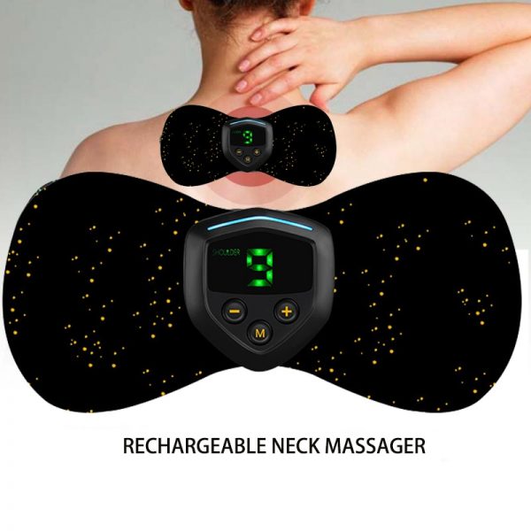 2020 New Cervical Massager Portable Neck Back Massager Electric Neck Massage Patch Rechargeable Intelligent Neck Relaxing Device