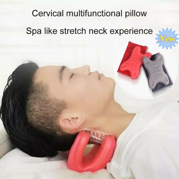 New Neck Massage Pillow Neck Support Stretch Stretcher Neck Head Shoulder Pain Relief Massage Relax Innovative Neck Stretcher