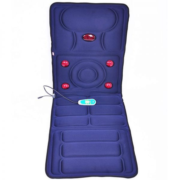 Electric Vibrator Massager Mattress Far-Infrared Heating Therapy Neck Back Massage Relaxation Bed Vibrador Health Care