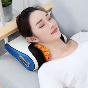 FOUAVRTEL Deep Neck Massager Infrared Heating Neck Massage Pillow Multi-function Finger Pillow Massager Relaxing Head&Neck